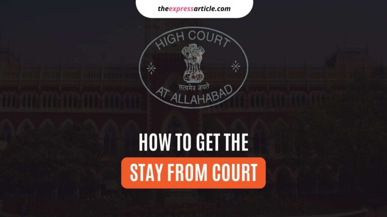 How to get the Stay Order from the Court