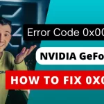 NVIDIA geforce experience error code 0x0003